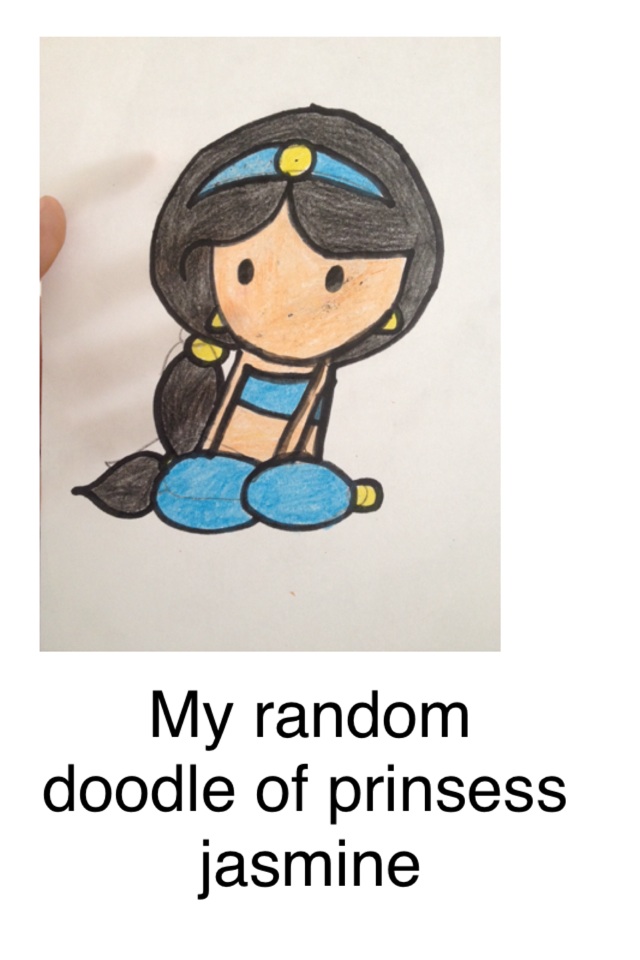 My random doodle of prinsess jasmine