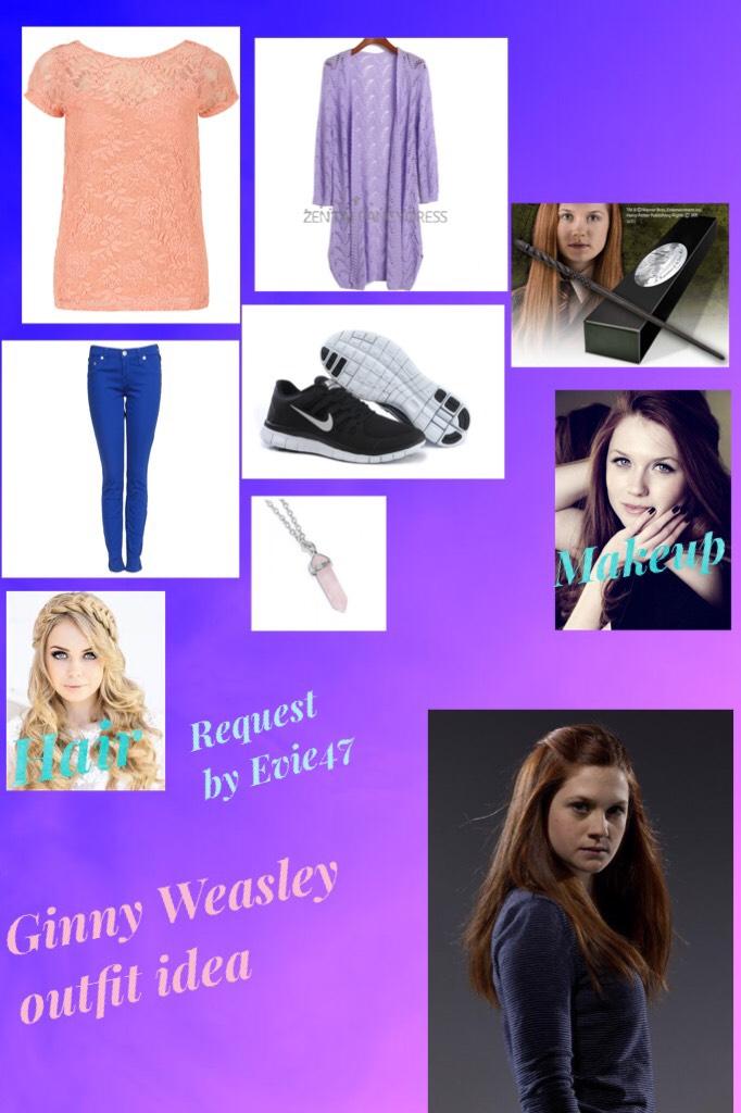 Ginny Weasley outfit idea part of the character outfits ideas 