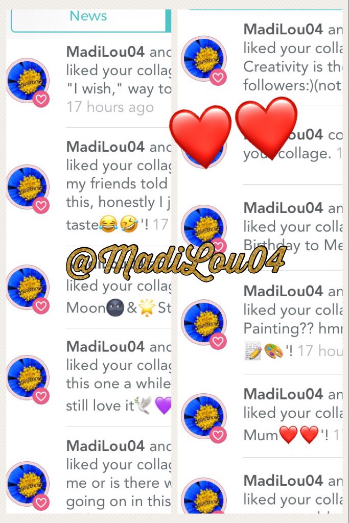 @MadiLou04 Thanks for the spam❤️❤️
