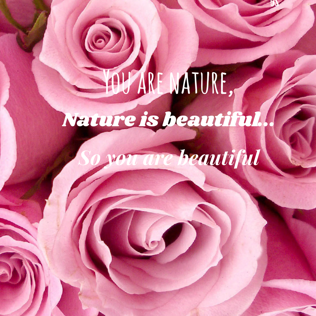 You are all beautiful! ♡xx 