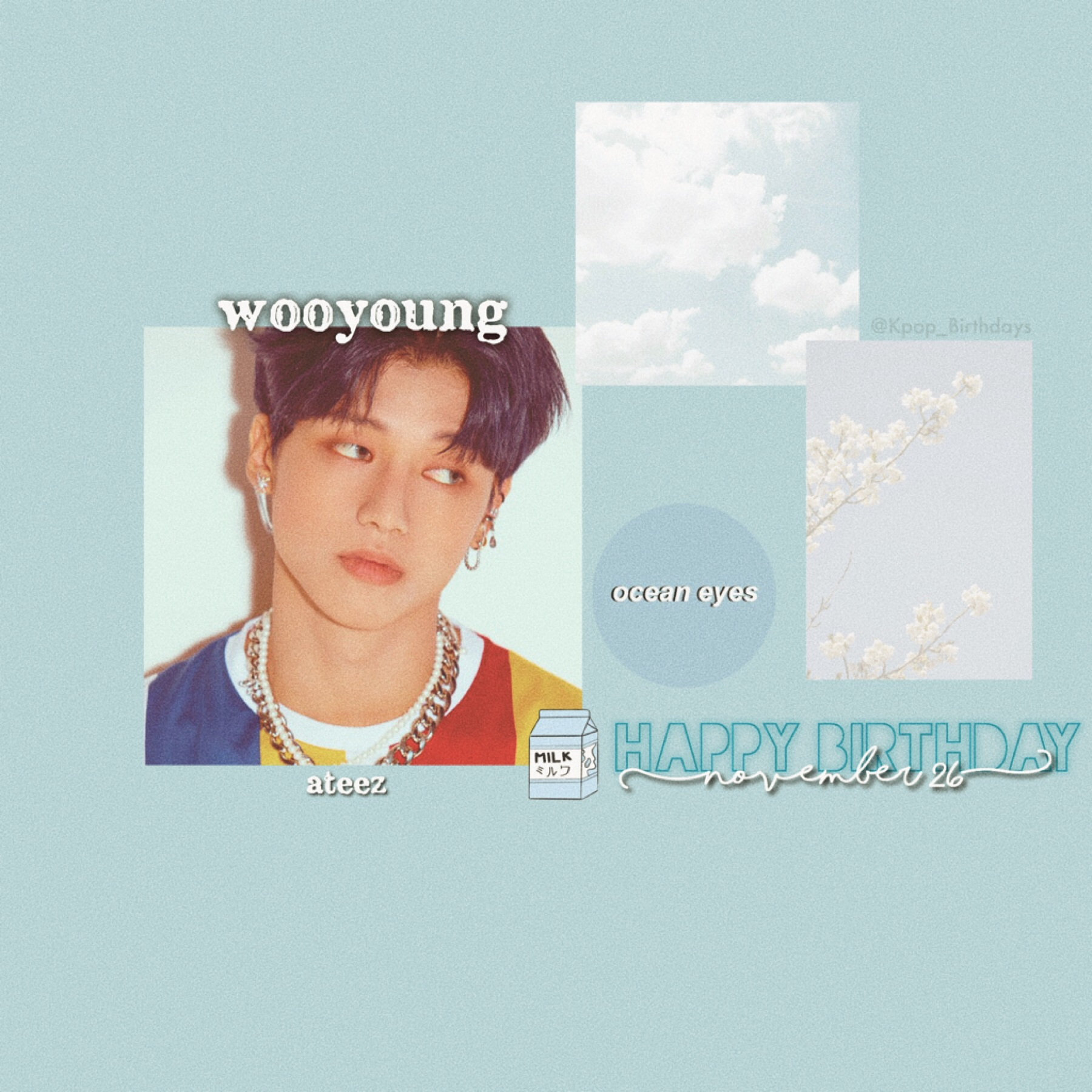 💎
• wooyoung // ateez •
~ hbd to this big ball of energy ily ~
hello! yes, ik this edit is for @Kpop_Birthdays (which you should tOtally follow) BUT i have no edits rn, so here is one i made. I’M FINALLY ON BREAK WHOO 🥳

