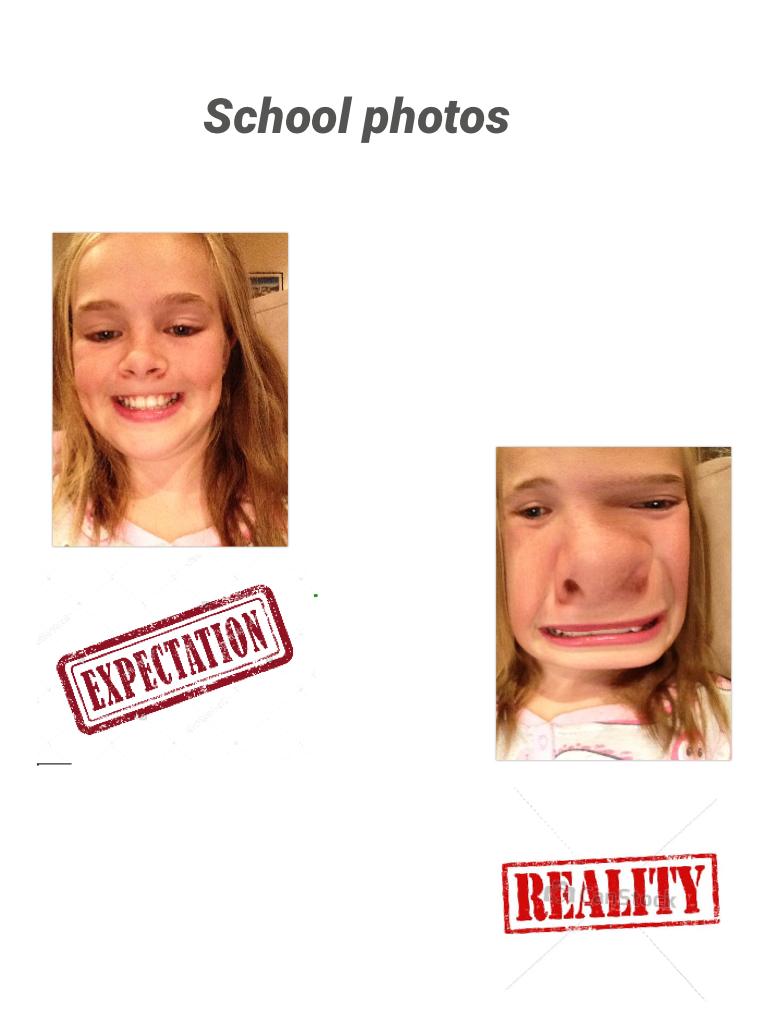 I thought it would be funny to do an expectation vs reality using photo booth.