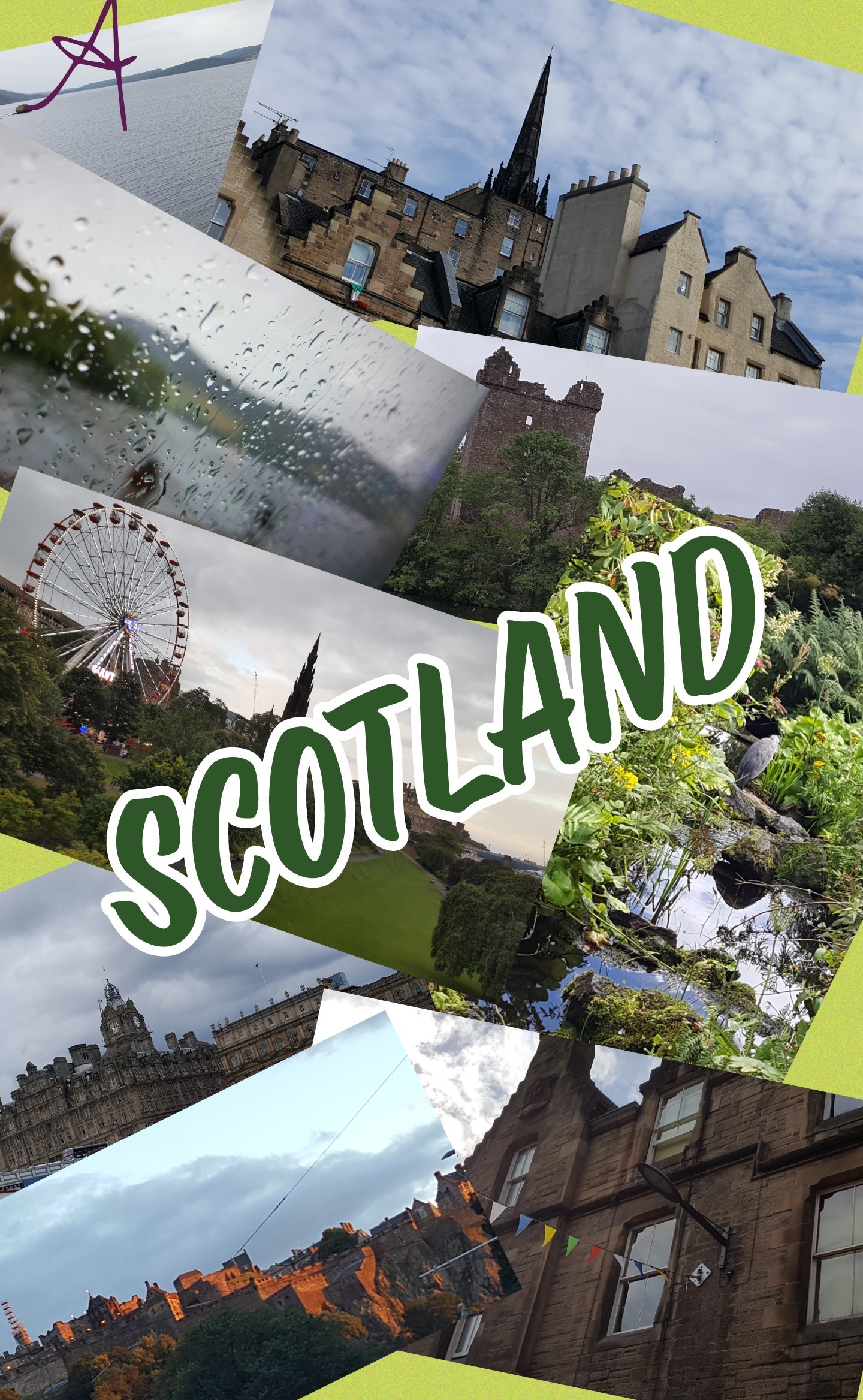 🌍TAP🌍
Hi, I've been in Scotland recently so I decided to do this collage. Hope you enjoy it and dont forget to like if you want me to do collages of more places . BTW: The photos are mine, not from the internet...