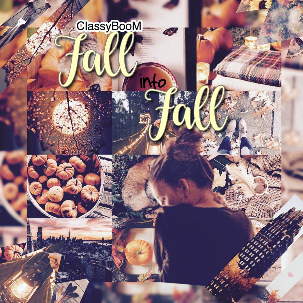 Fall themed () Tappy me ()
Hello aliens 👽 and 🌏 earthpeoples
Tada! my latest invention () I
Call it... the fall collage! () 😂 