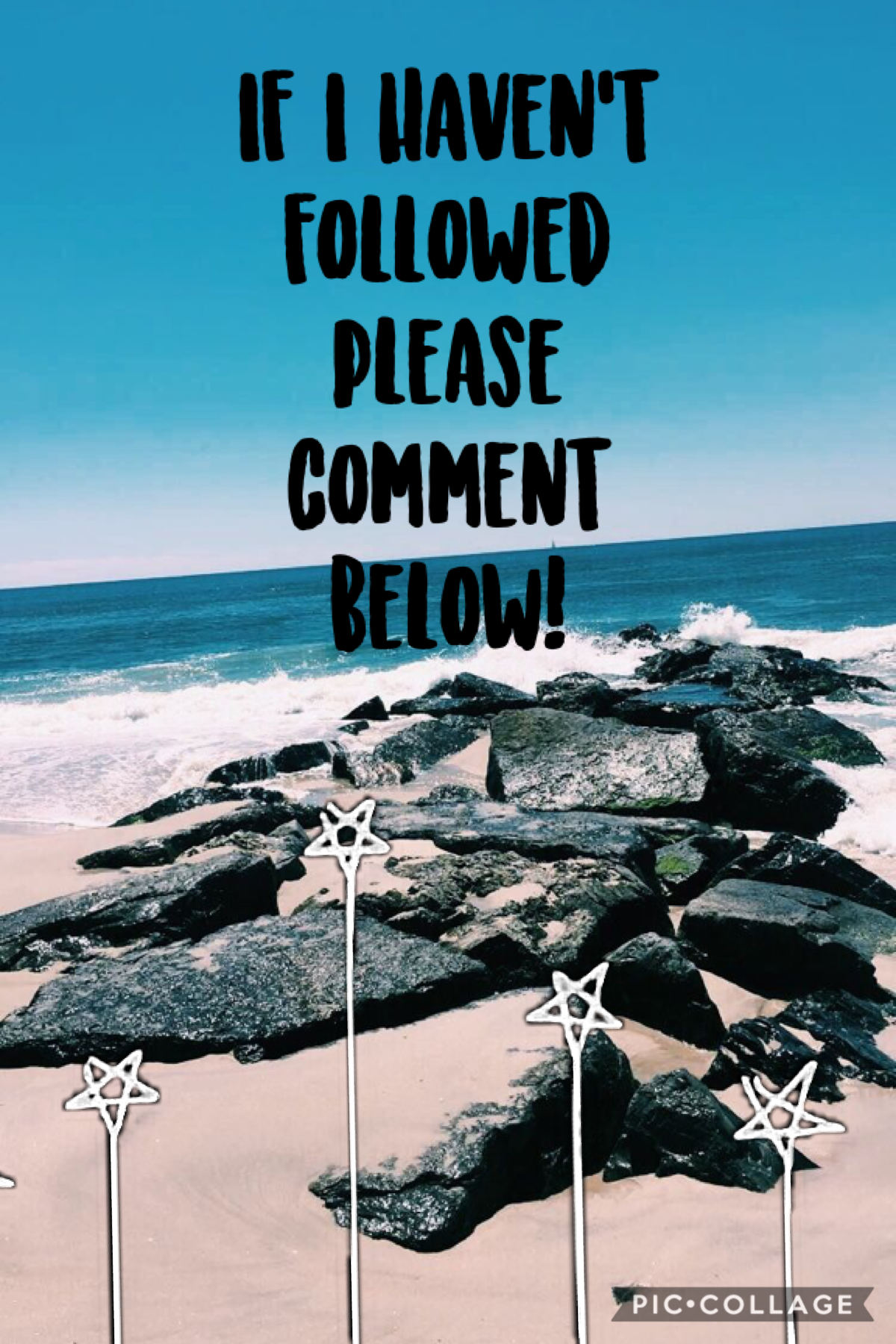 Comment- by the way I will be posting a beach aesthetic as my background for every background about following everyone 
