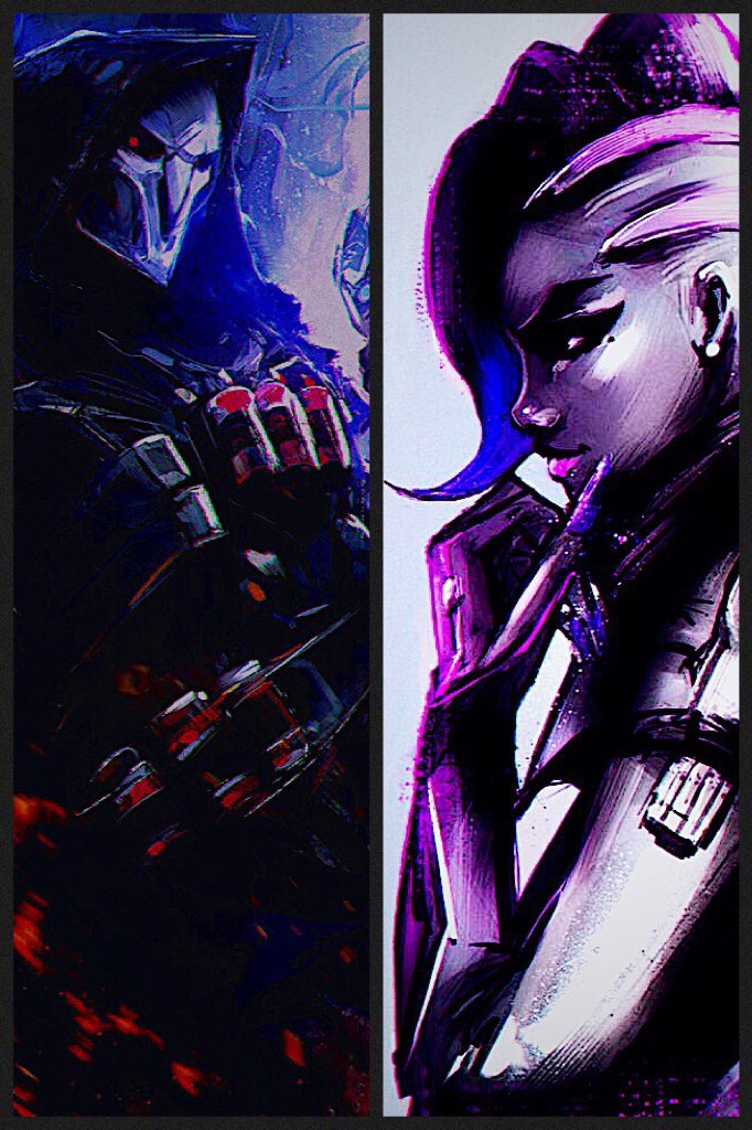 Favourite Overwatch characters💖

P.s. If you don't know who they are their Somba  and Reeper