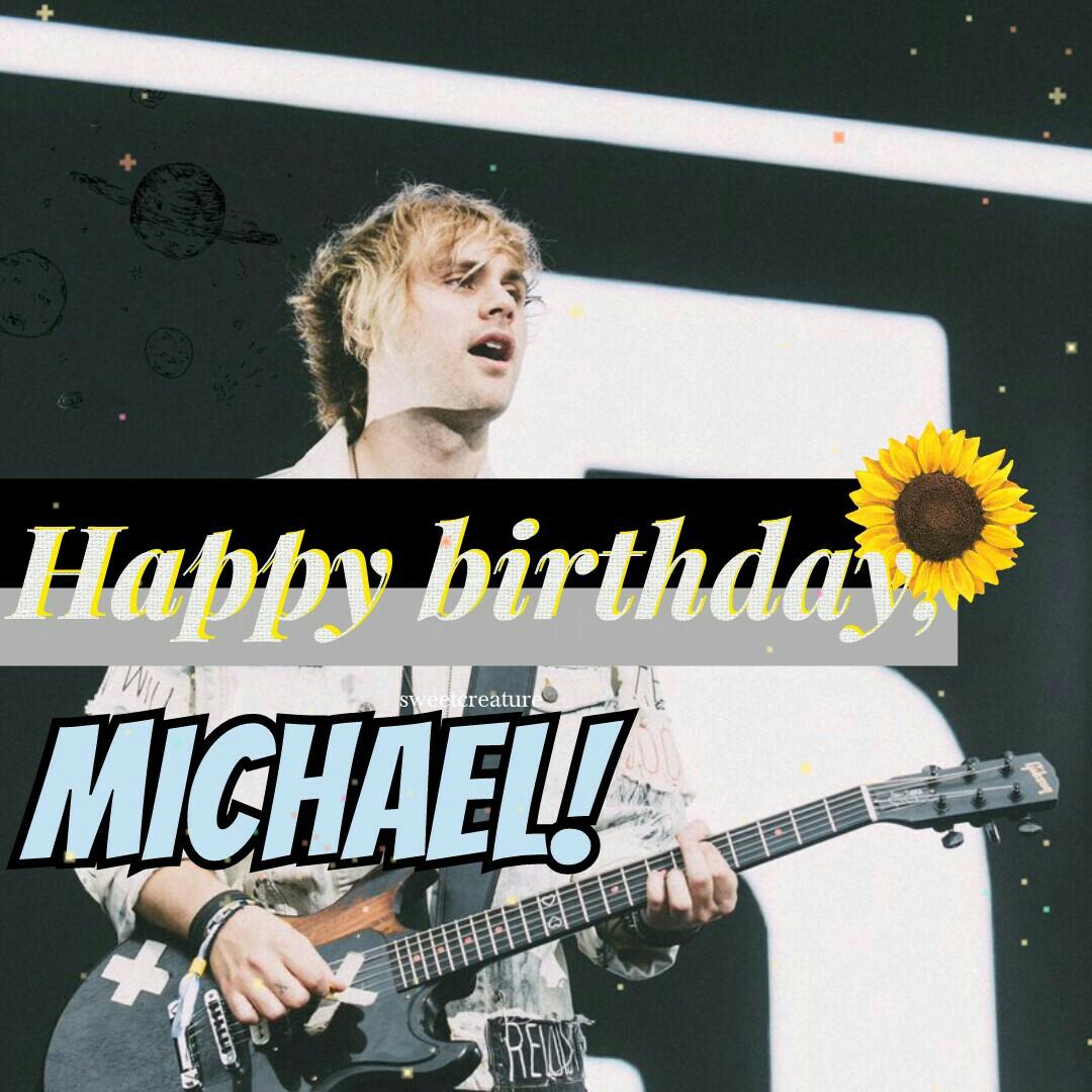 HAPPY BIRTHDAY MICHAEL!! shjshshsk i can't believe he's 22!! they grow up so fast 😭 I'm still shook that we actually have the same birthdays lol. i hope he has an amazing happy day bc he really deserves it. I LOVE HIM SO MUCH JSKSJSJSJ brb i'm gonna cry a