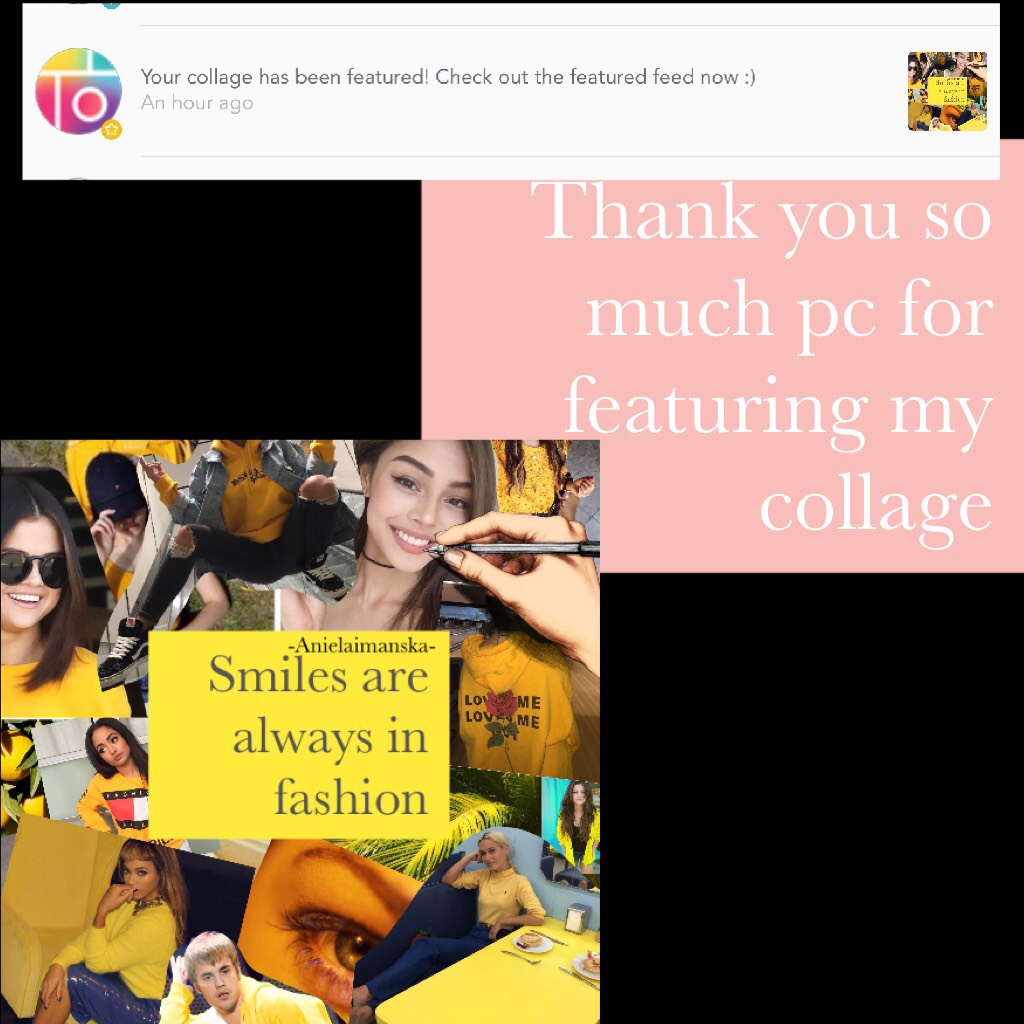 Thank you so much pc for featuring my collage 😊😁