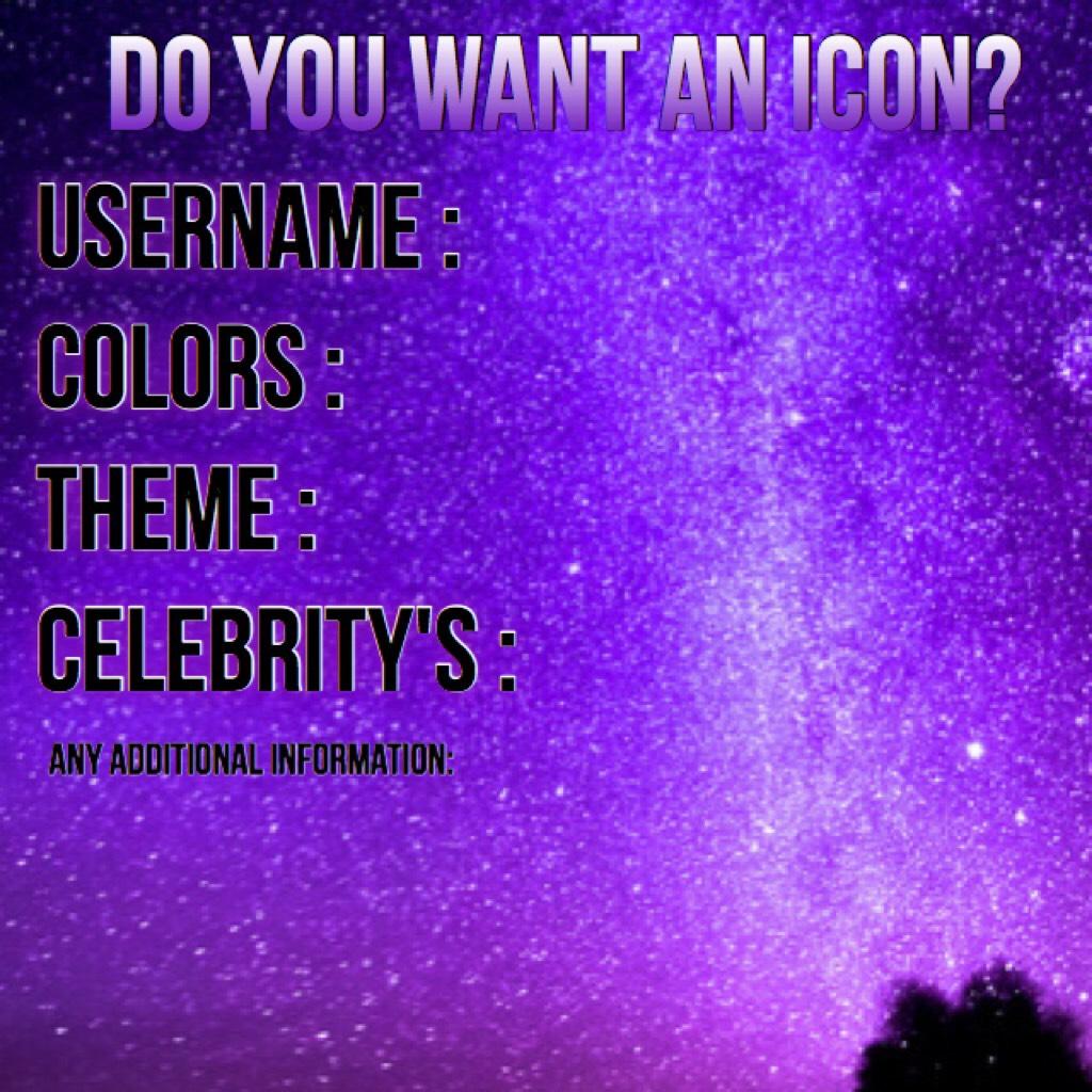 Do you want an icon 