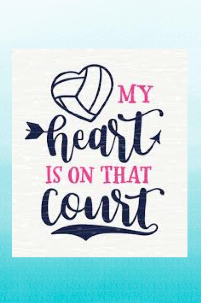 My heart, is well, on that court😘❤️🏐