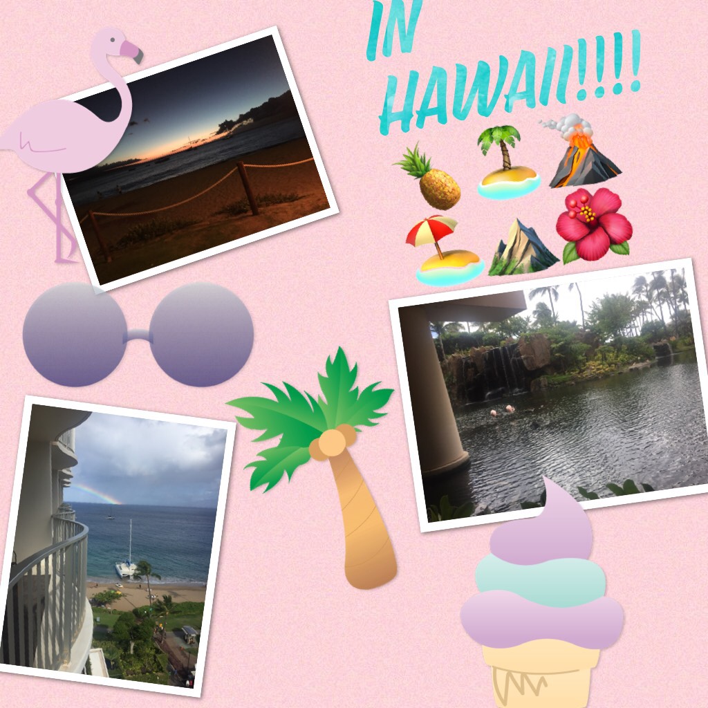 In Hawaii!!!!🍍🏝🌋🏖⛰🌺
Hawaii has been a blast and so much fun so if u like Hawaii please like follow and comment 