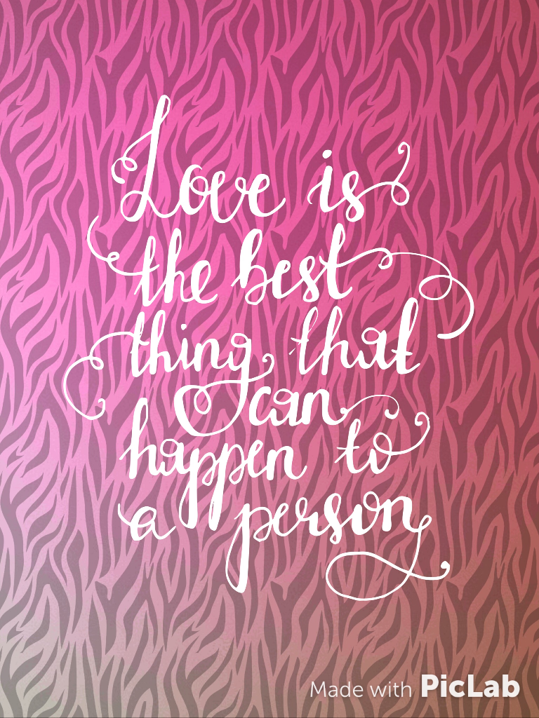Love,the best thing
