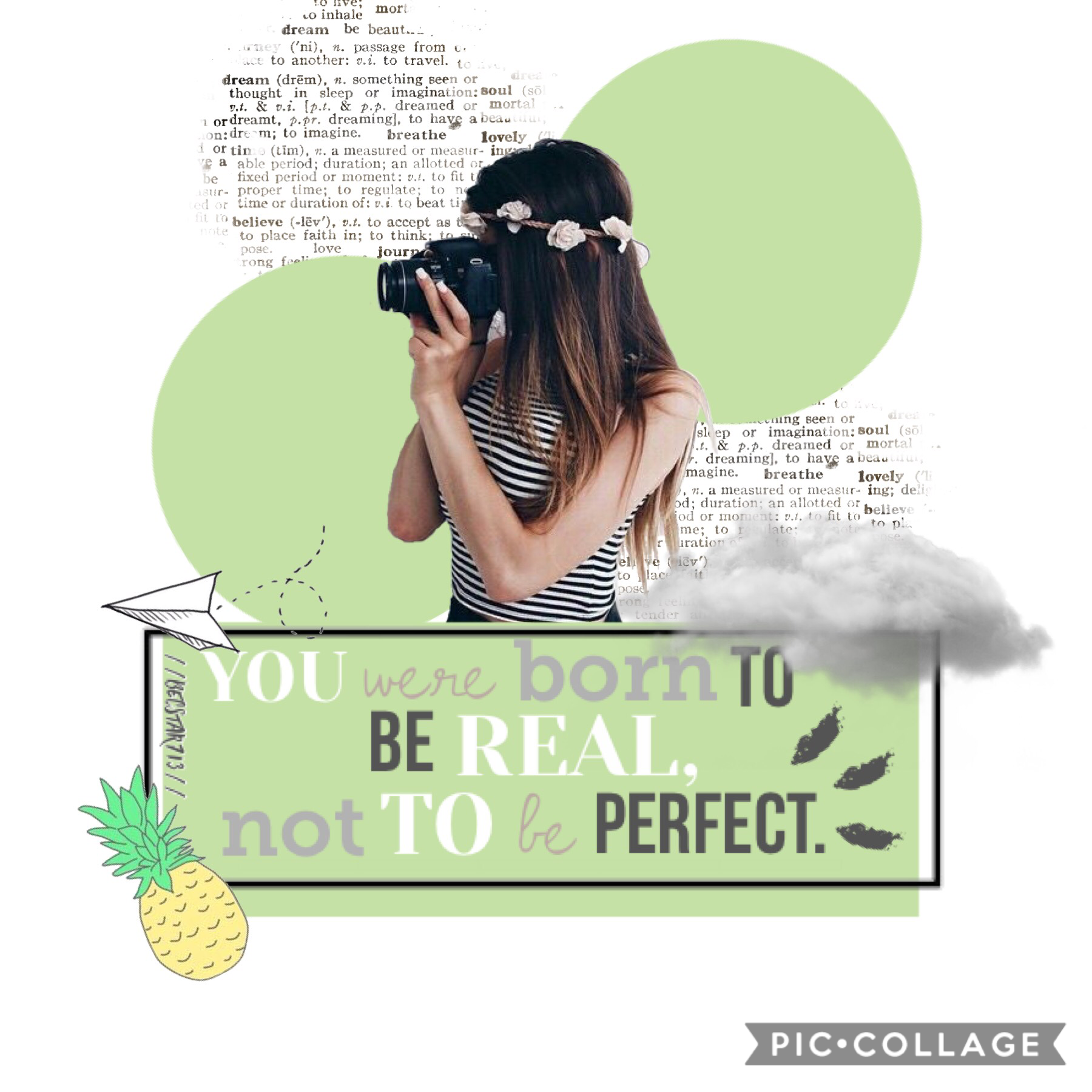 Perfect! Tap the 💚!
Hi! Tysm for 450 followers! Comment down below ⬇️ if you think I should do a games on my extras account. You were born to be real not to be perfect.