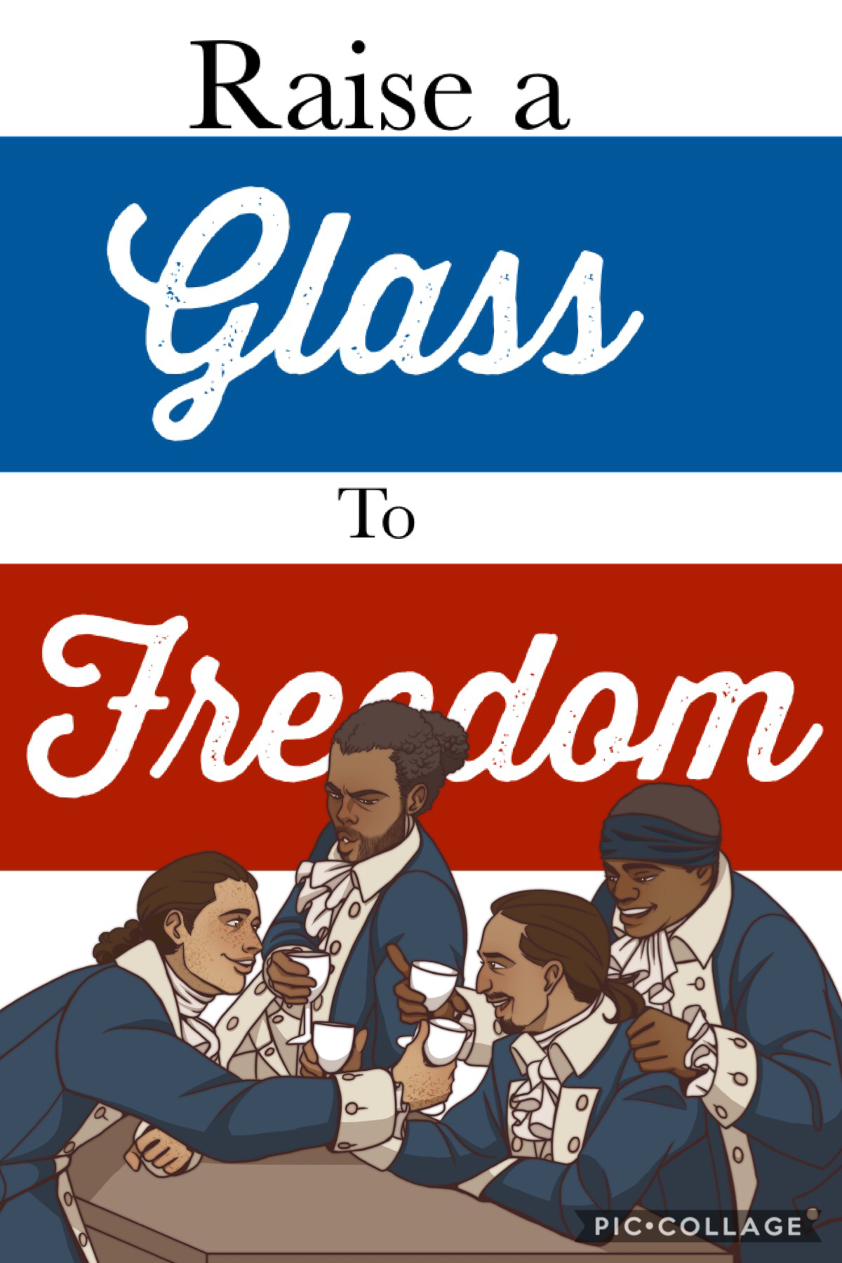 ⭐️Tap a Tap⭐️
I actually like this one...
What do you guys think?
“Raise a glass to freedom,”