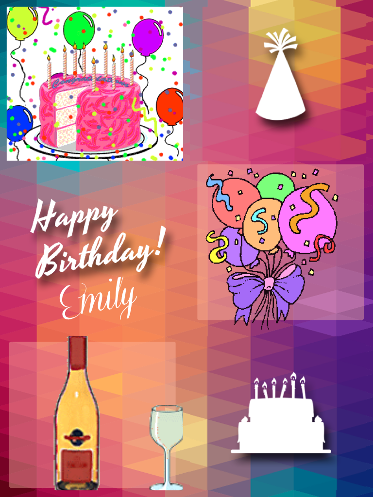 Happy birthday Emily 