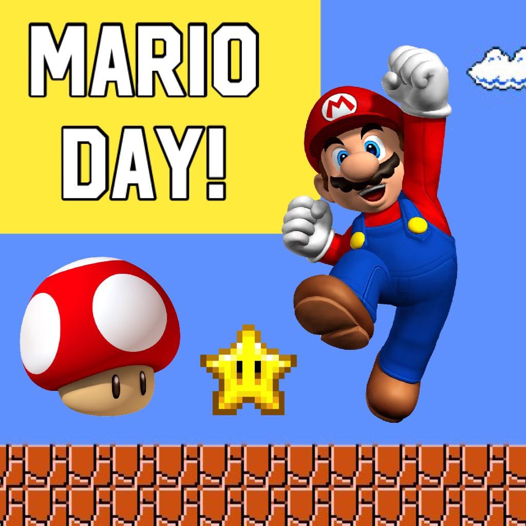 Happy National Mario Day! 🎮 👾 🦖 🍄 ⭐️ 🐢 🔥 My bro loves him. 😂 It’s also International Day Of Awesomeness! 🤪 I got my new glasses, I love them. 🤓 We also went to a store I haven’t been to in years. 😆 And I got McDonald’s. 🍔 🍟