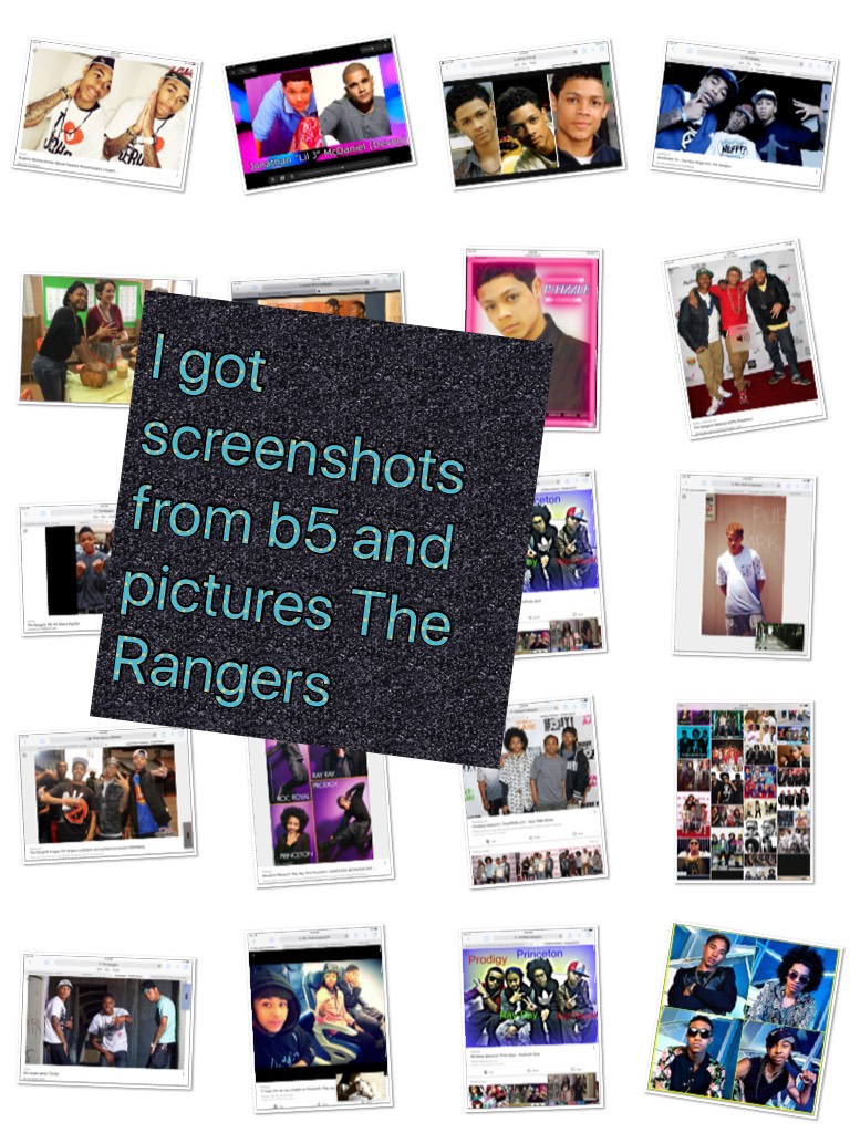 I got screenshots from b5 and pictures The Rangers