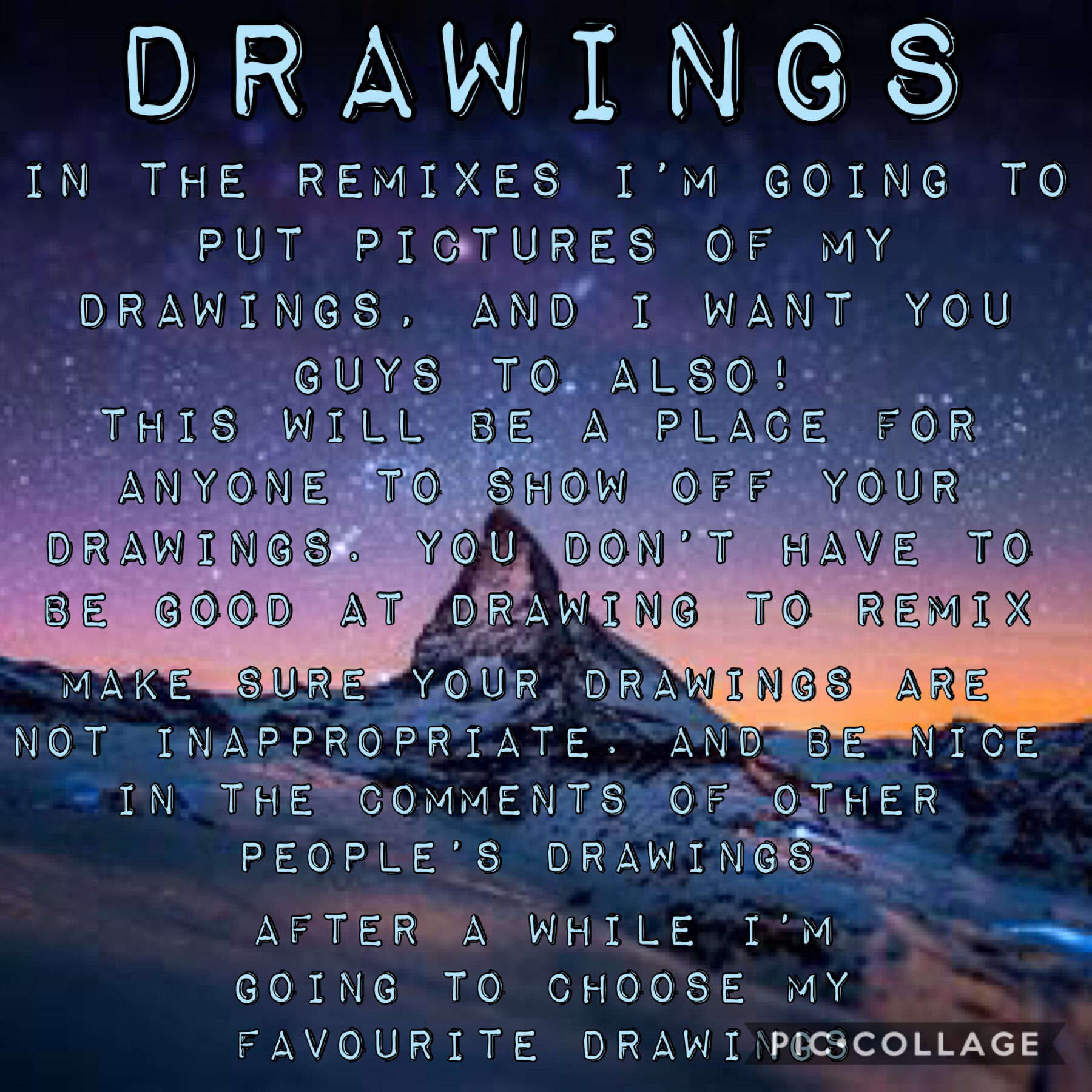 Remix your drawings!💕💕💕