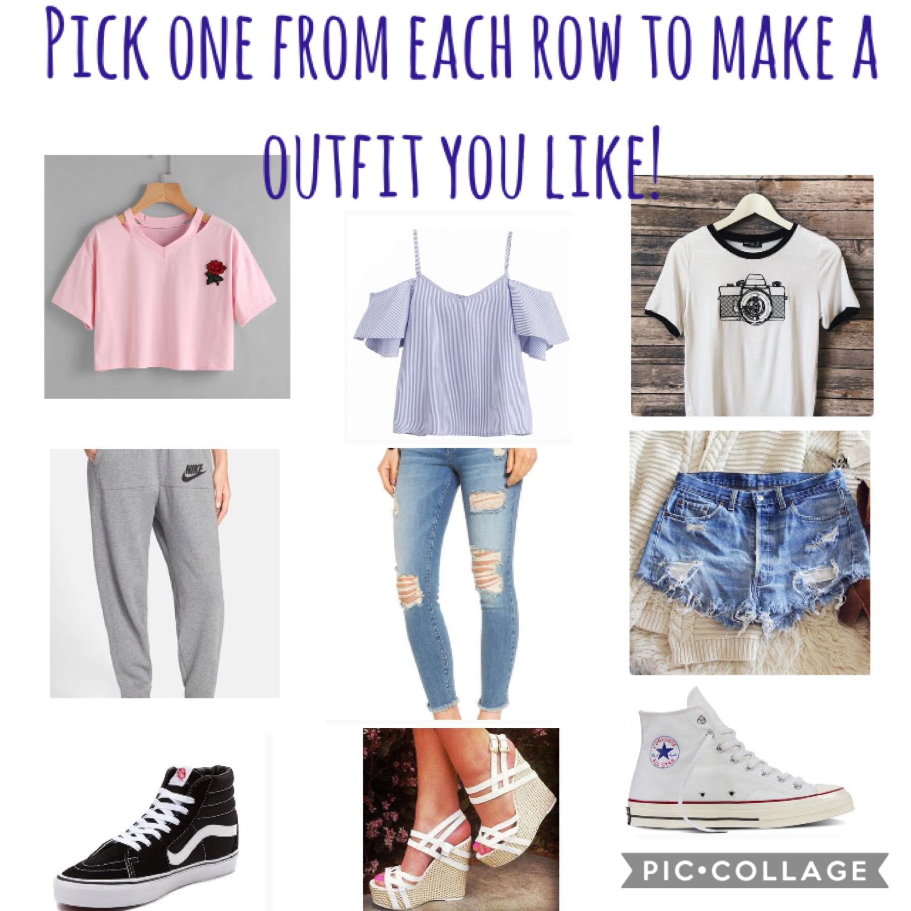PICK A OUTFIT!!💕