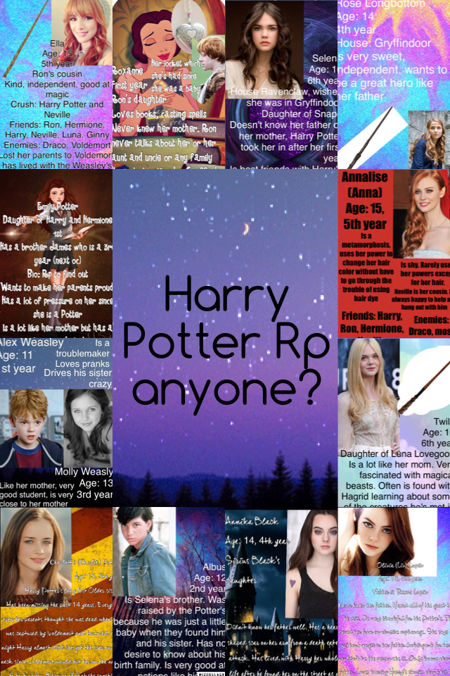 Harry Potter Rp anyone?
