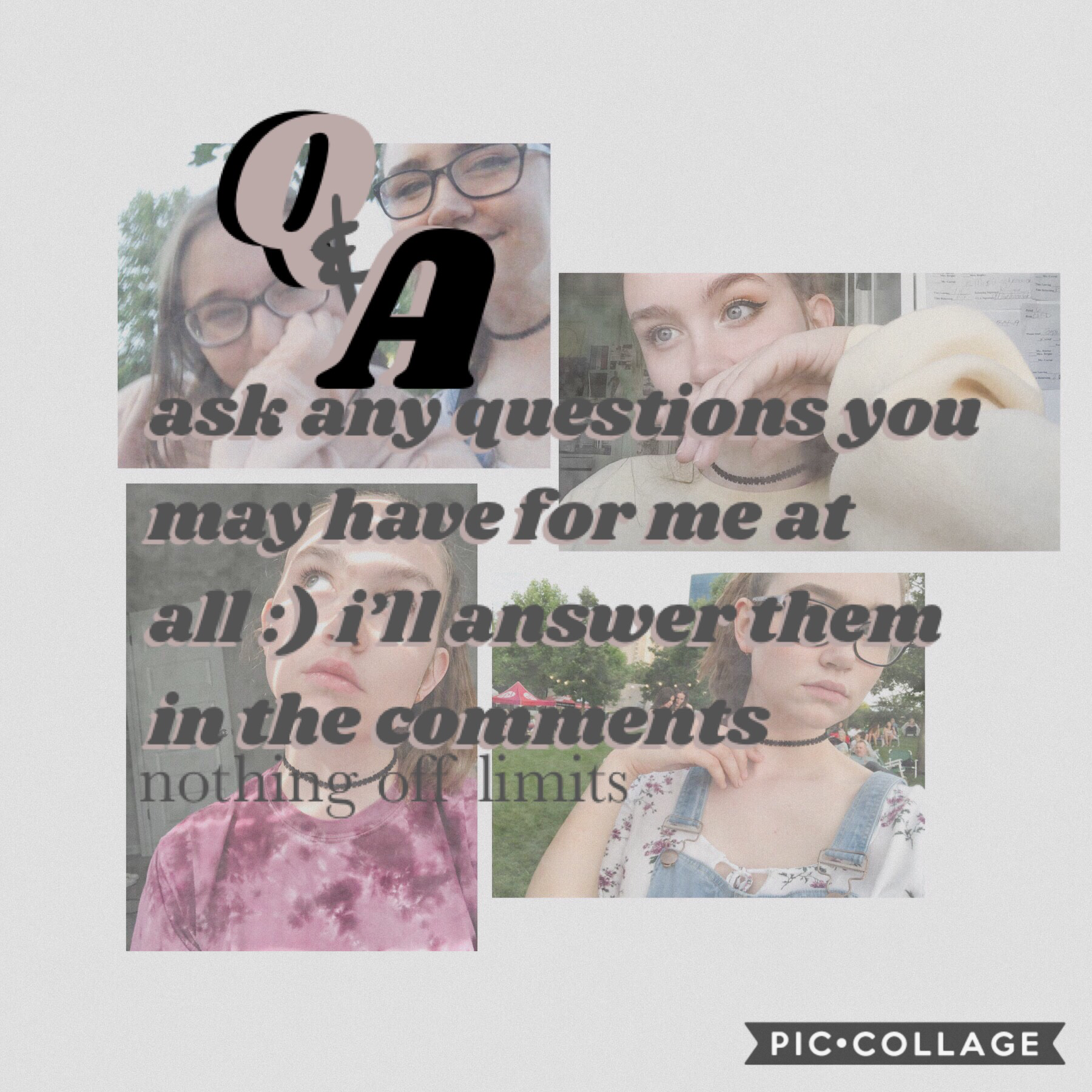 Q AND A!!
ask me anything :))