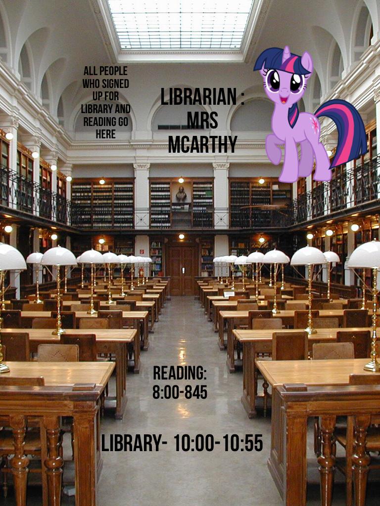 Library and reading