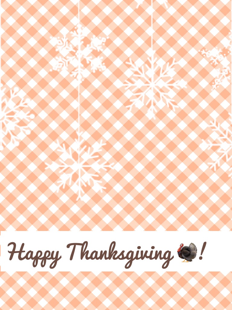 Happy Thanksgiving 🦃!
