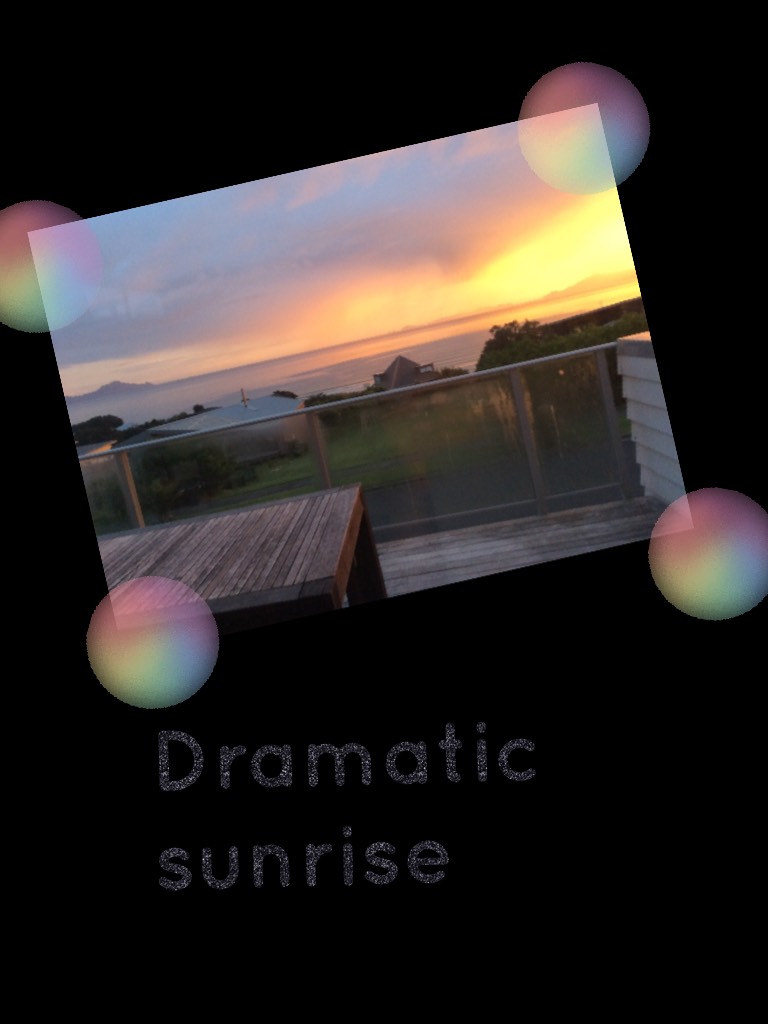 Dramatic sunrise 
