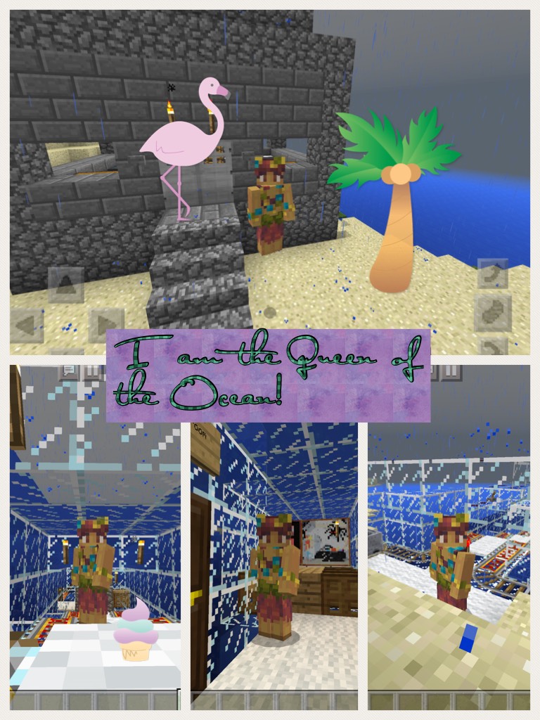 🏞I am the Queen Of Oceans. That is my name in Minecraft. I have made a house underwater. I hope you like this! 😝