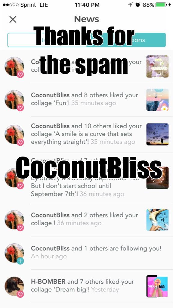 Go follow CoconutBliss!