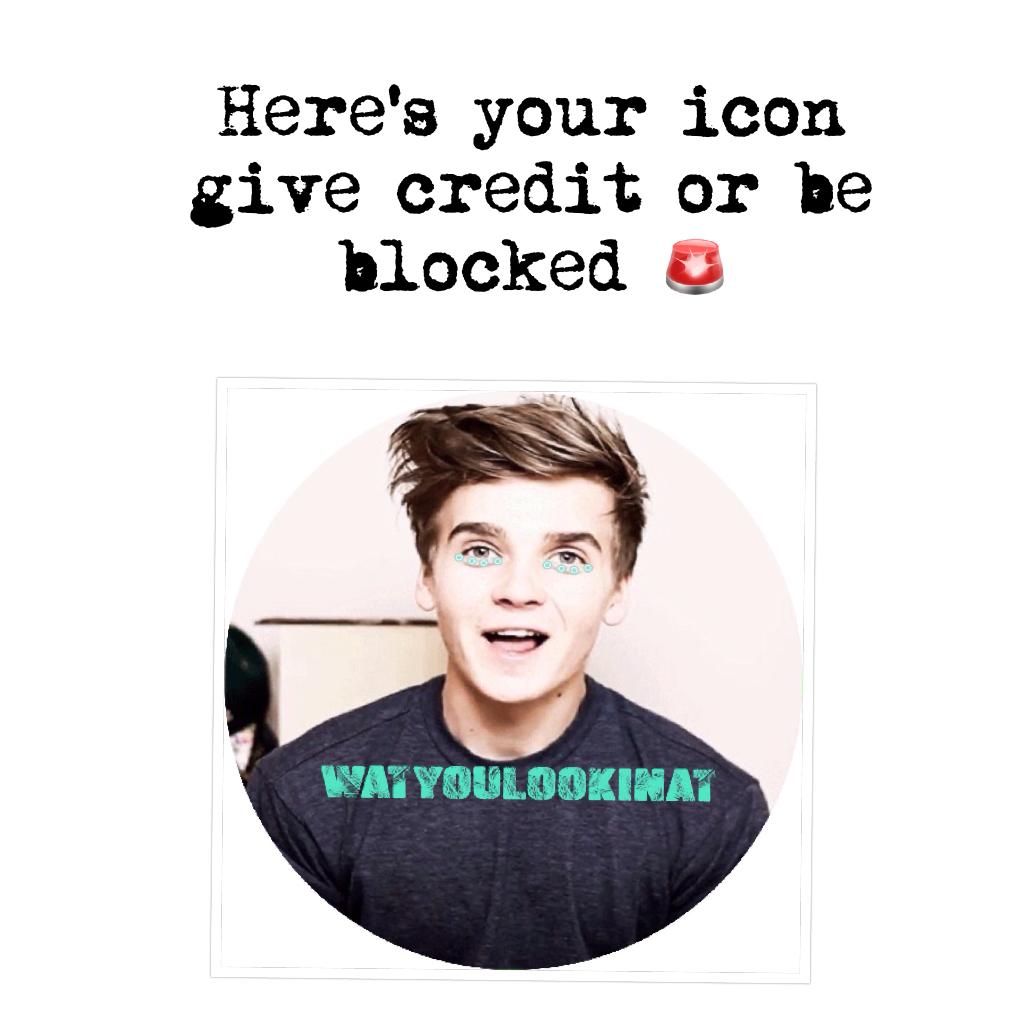 Here's your icon give credit or be blocked 🚨