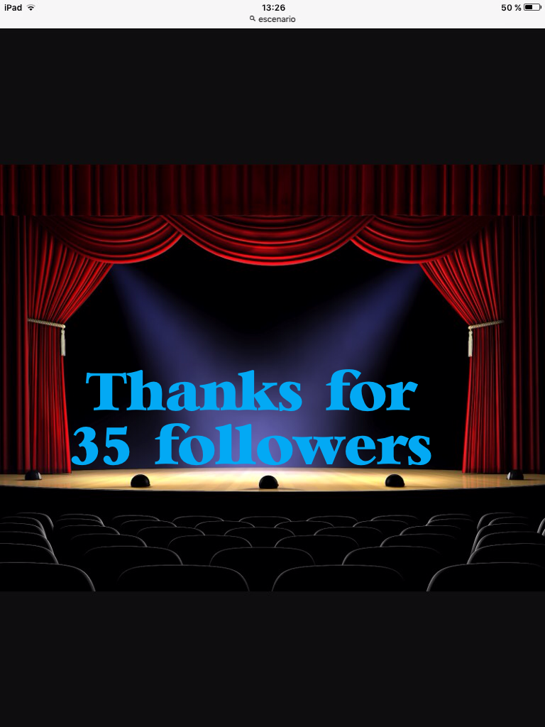 Thanks for 35 followers