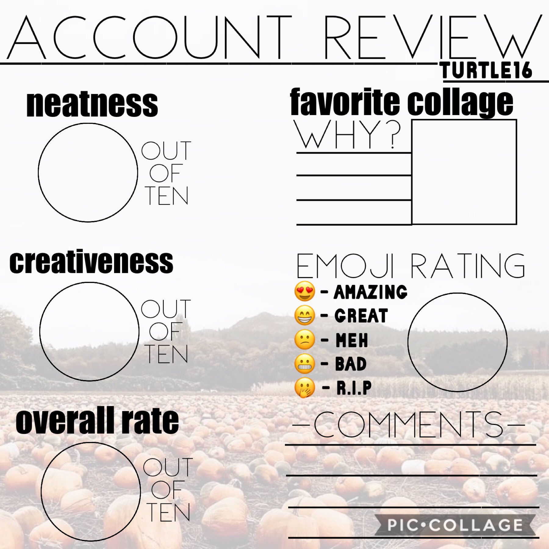 🌙 Tap 🌙 
Guys please do this and what I meant by comments is like what should I change or what do you really like about my account.
ALSO huge shoutout to shining moon! < she has this on her account but it different... I just got the idea from her 😂😂