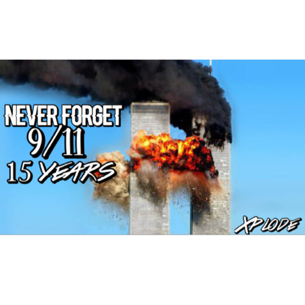 Tap
15 years😔
8:45 plane hit north tower
9:03 am south tower
9:37 pentagon
10:07 a field in Pennsylvania 
Never Forget
