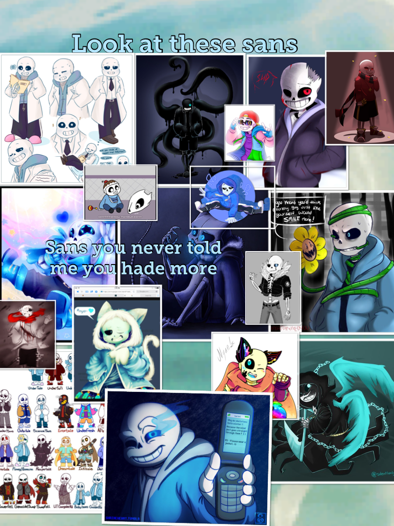 Look at these sans  