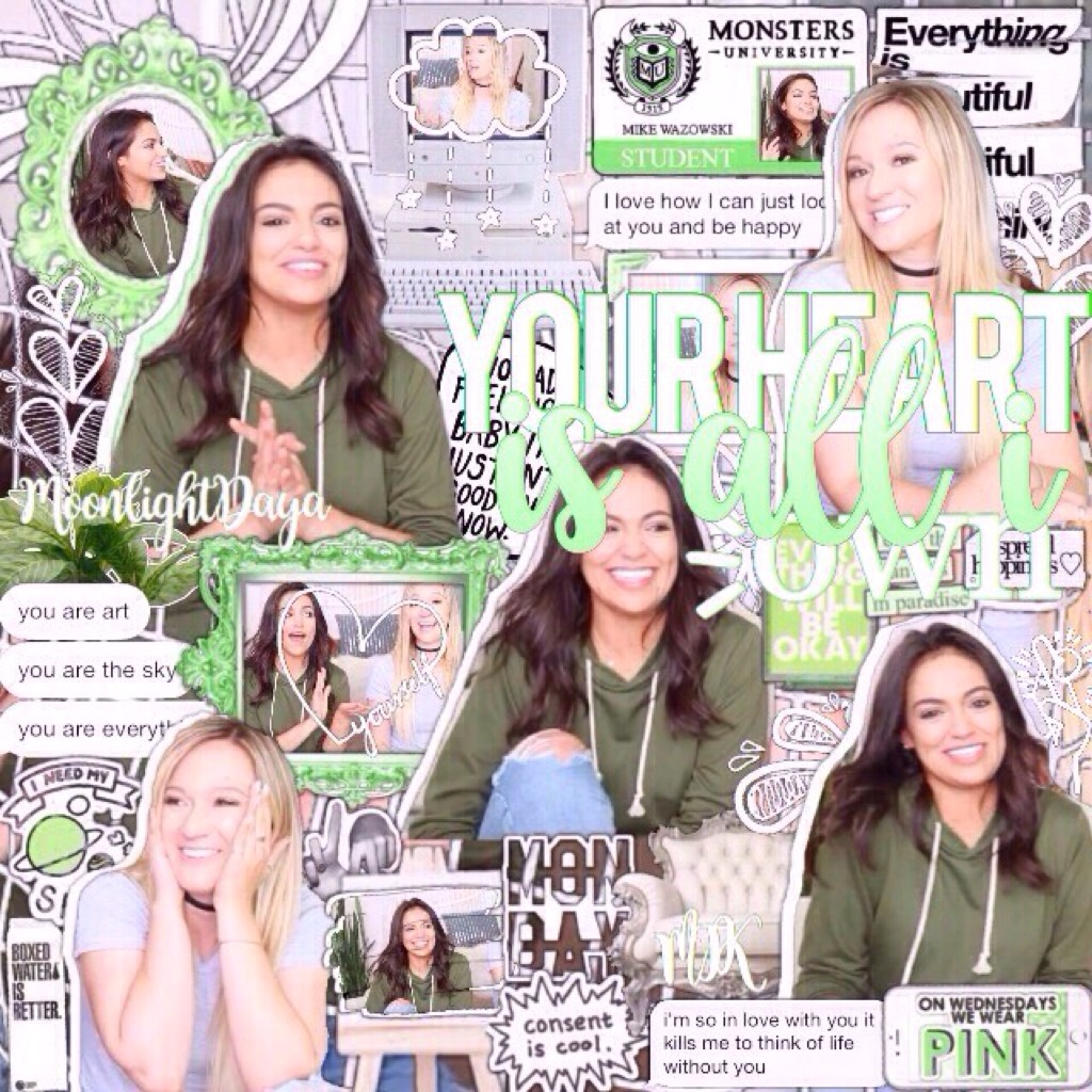 Heyy😊 I'm back with this beth and alisha edit😻🏔🎾I really love how it turned out😇💶🥝do you like it?💚🏝*self promo* check my w♡i  @moonlightdaya😏🐢idk why I wrote it I'm bored lol