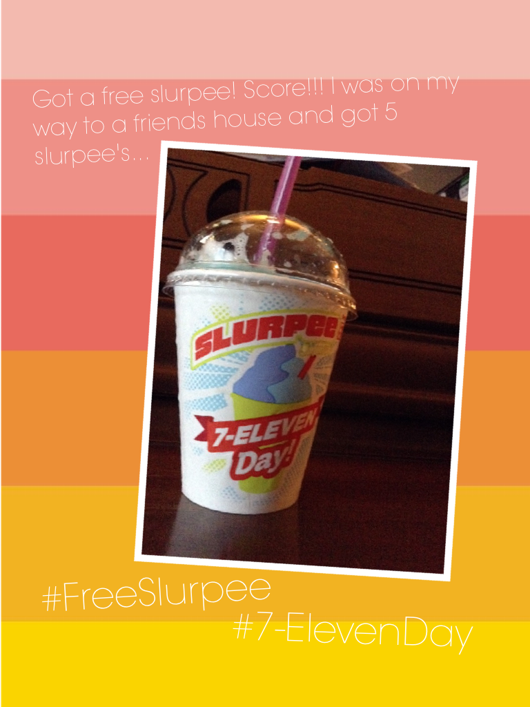 #7-ElevenDay #FreeSlurpee