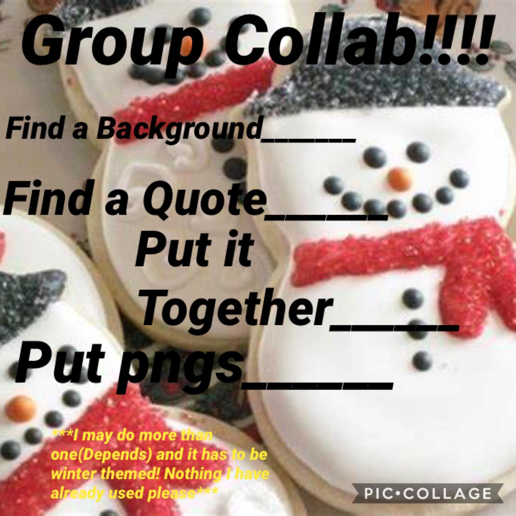 Group Collab anyone?
