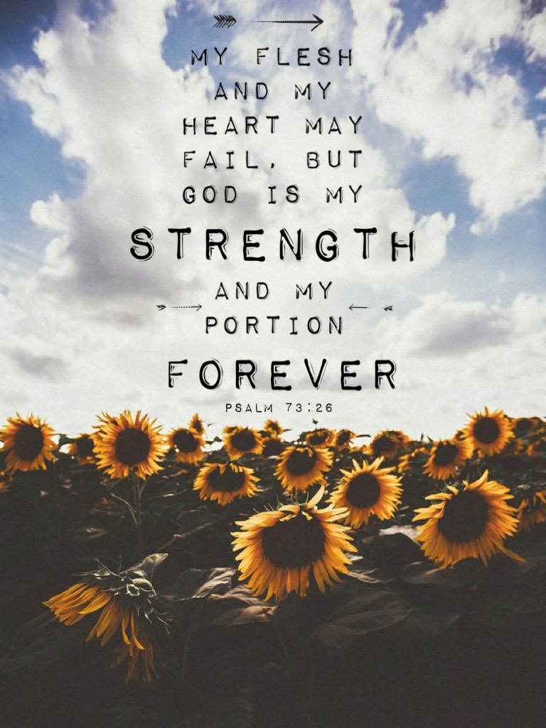 Take strength in God's unfailing love x