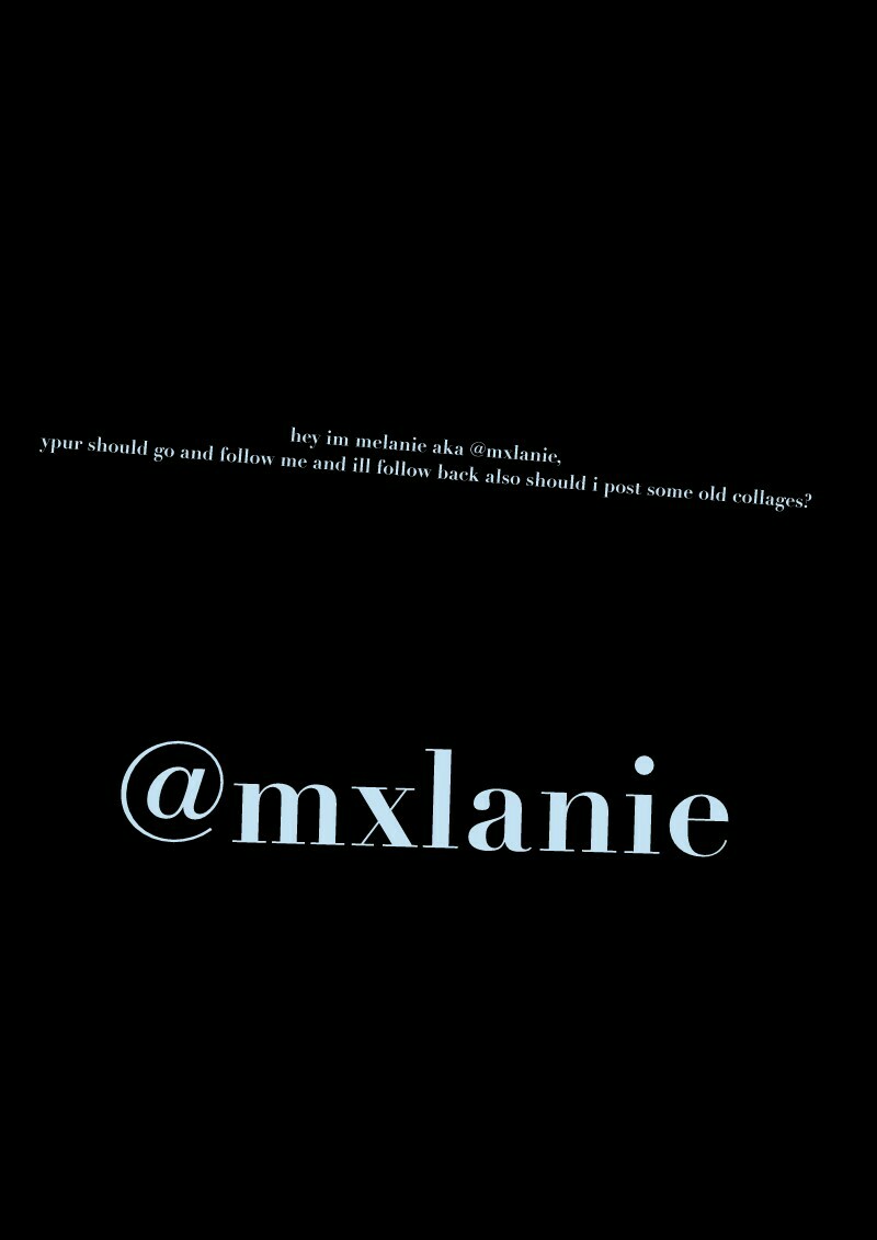 u could follow if u want :)) @mxlanie