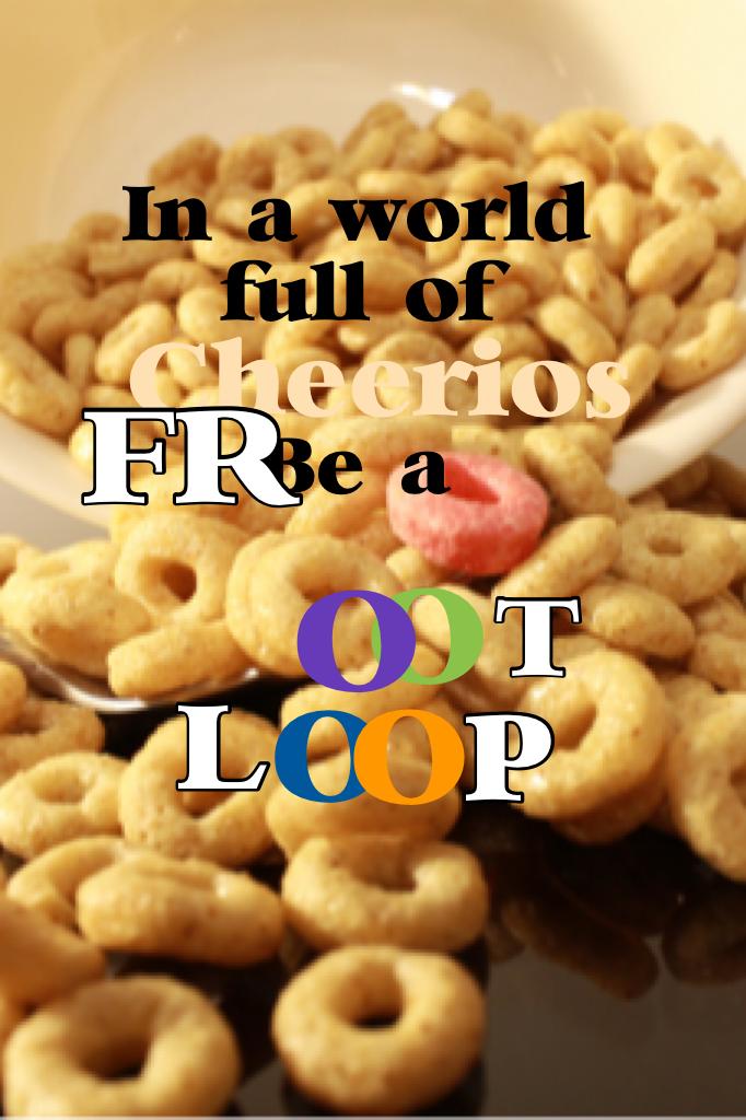          Click
I tried to make the Froot Loop word look like the cereal box // inspired by SummerOreo 