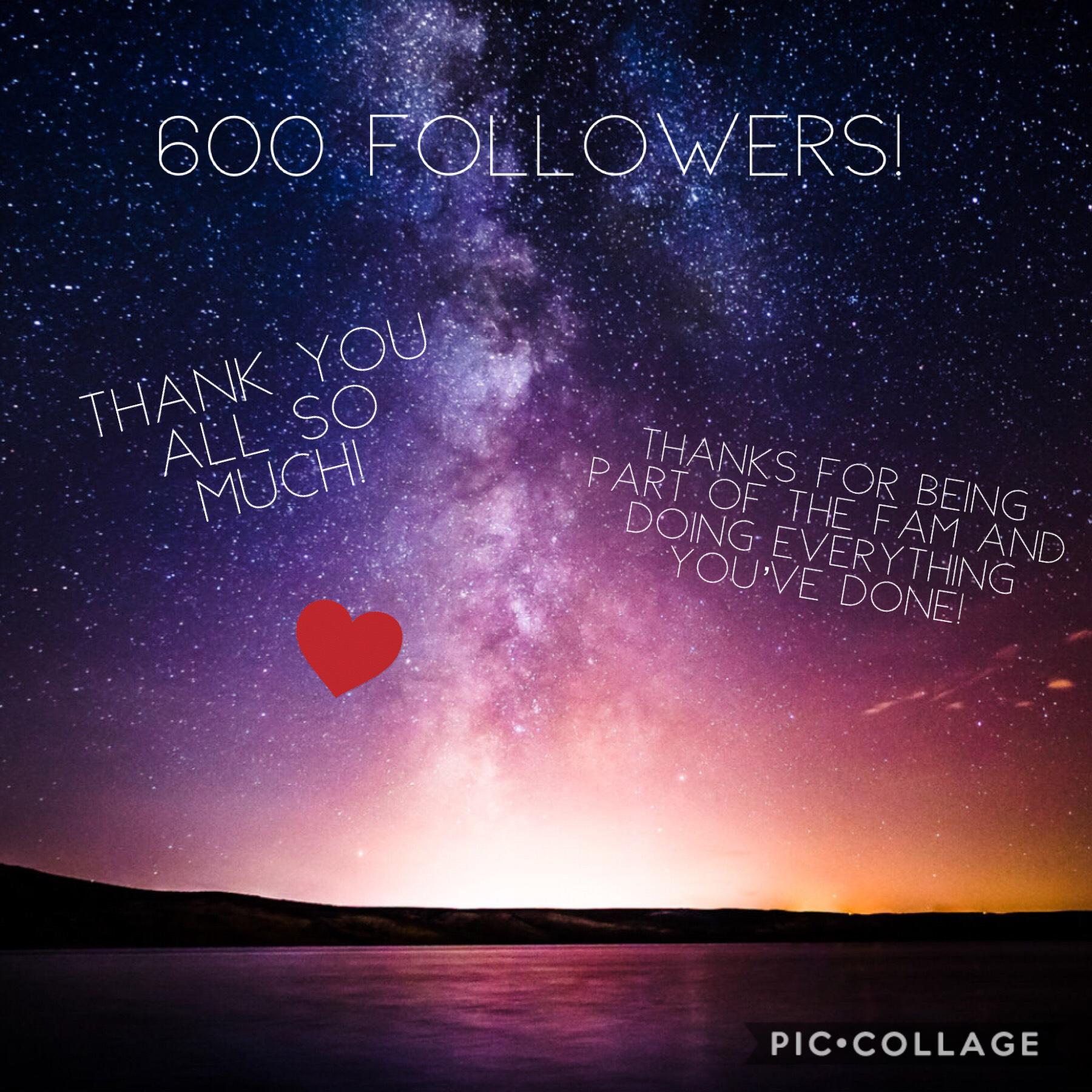 Thanks for 600!