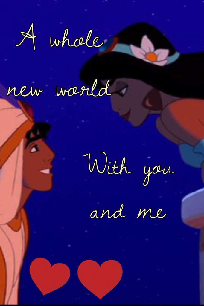 A whole new world 🌎 