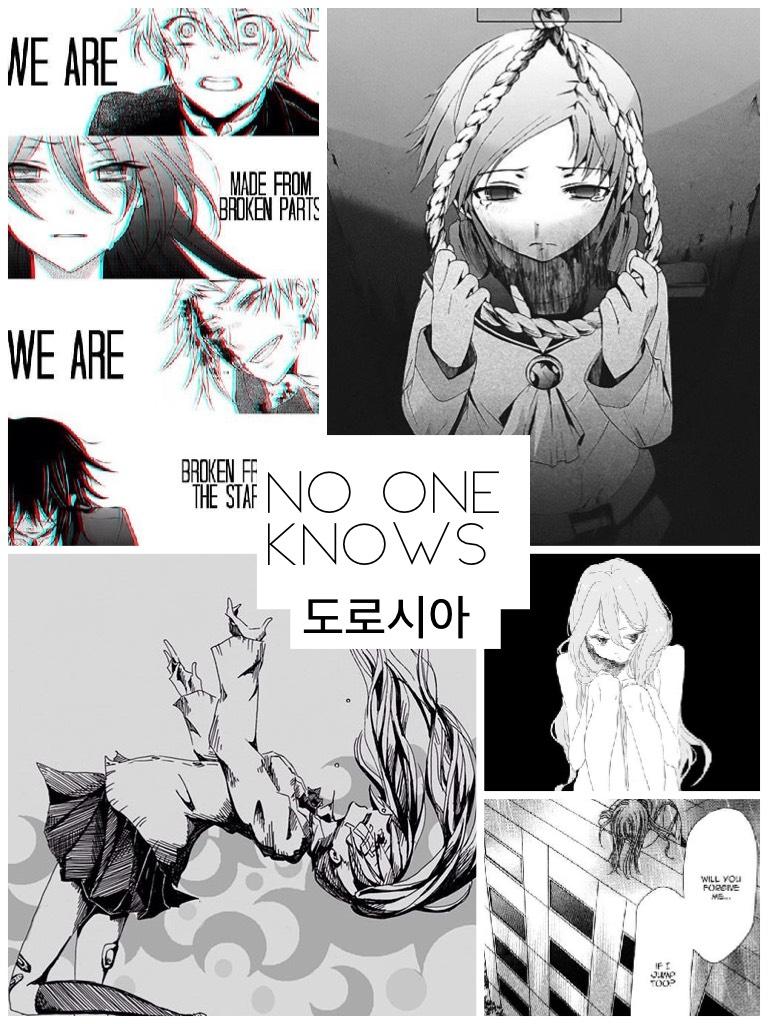 No one knows (Book cover)