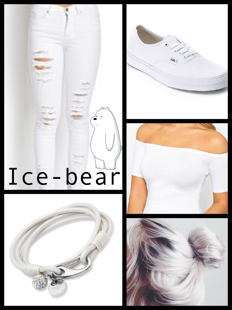 Ice-bear outfit😀 and sorry I haven't posted I haven't had internet for five months😫😟