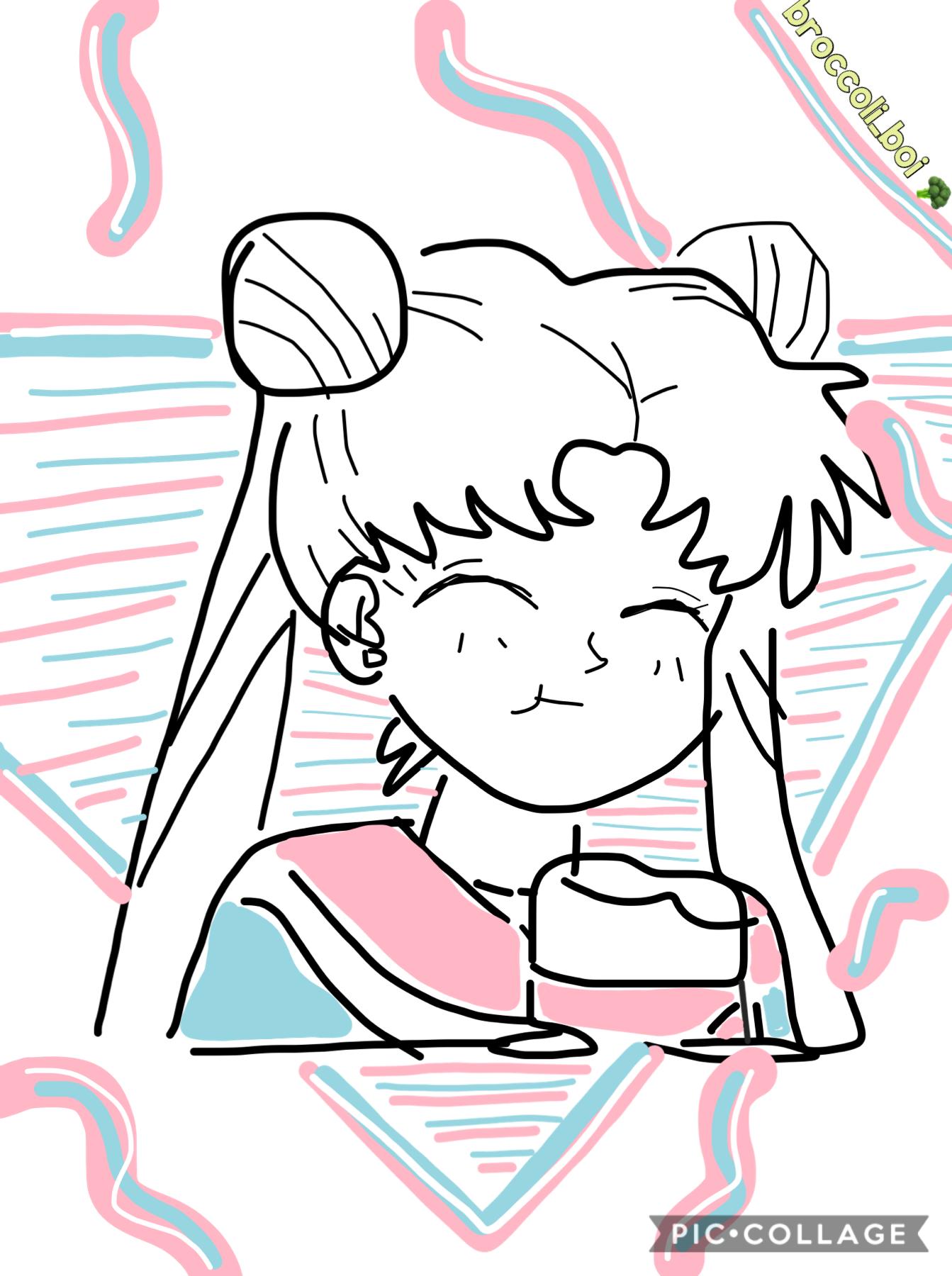 Tap
Last repost
dis one is a sailor moon drawing I did here on pc