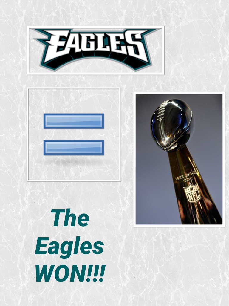 The Eagles WON!!!