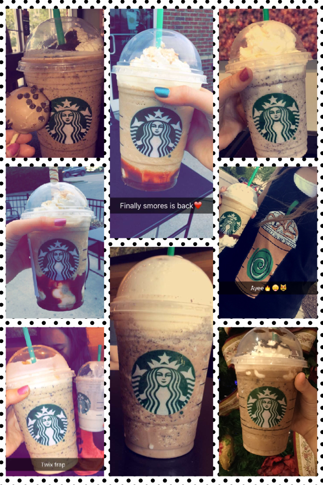 Just a few of my Starbucks pics😋