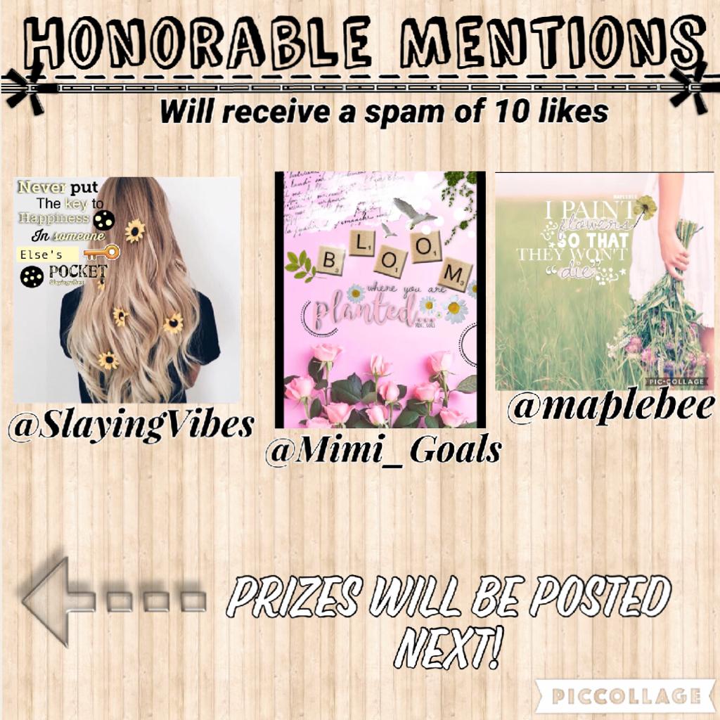 Yep, this is blurry too!😑(tap)
I made these on PicKids, then posted them here soo....they're blurry!🙄
Anyways, prizes coming next!😁💕💖