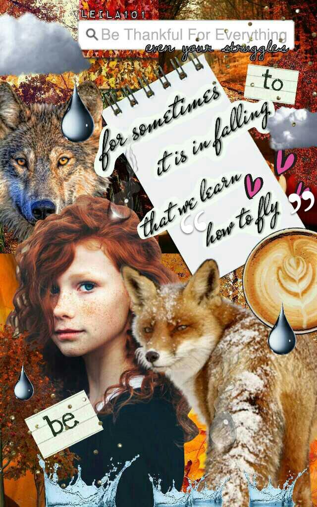 🍁 What Are You Thankful For? *click* 🍁

My Quote please give credit! pconly! (other than the premade)!
♥ Her red hair reminds me of one my closest BFFs! #missher ♥ 
Tags: PicCollage Collage quote girl pconly Thanksgiving stickers girl fox inspiration coff